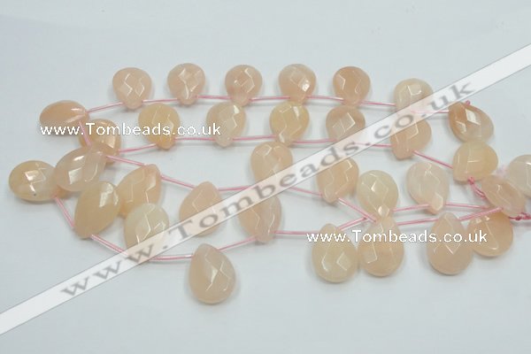 CPI16 15.5 inches 18*25mm briolette pink aventurine jade beads