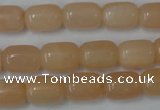 CPI160 15.5 inches 10*14mm drum pink aventurine jade beads