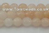 CPI210 15.5 inches 4mm faceted round pink aventurine jade beads