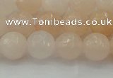 CPI212 15.5 inches 8mm faceted round pink aventurine jade beads