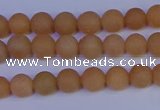 CPI301 15.5 inches 6mm round matte red aventurine beads wholesale