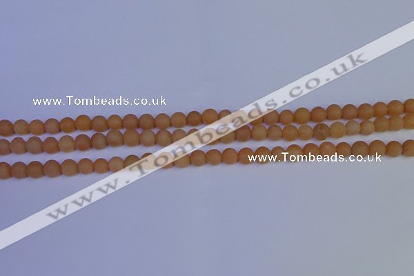 CPI301 15.5 inches 6mm round matte red aventurine beads wholesale