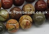 CPJ03 15.5 inches 16mm round picasso jasper beads wholesale