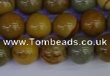 CPJ454 15.5 inches 12mm round wildhorse picture jasper beads