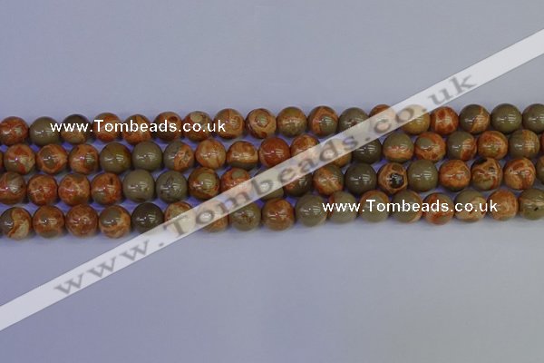 CPJ463 15.5 inches 10mm round African picture jasper beads