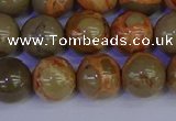 CPJ464 15.5 inches 12mm round African picture jasper beads