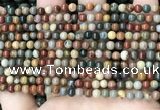 CPJ480 15.5 inches 4mm round polychrome jasper beads wholesale