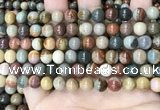 CPJ482 15.5 inches 8mm round polychrome jasper beads wholesale