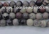 CPJ600 15.5 inches 4mm round purple striped jasper beads wholesale