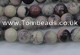 CPJ601 15.5 inches 6mm round purple striped jasper beads wholesale