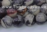 CPJ605 15.5 inches 14mm round purple striped jasper beads wholesale