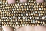 CPJ658 15.5 inches 4mm round picture jasper beads wholesale