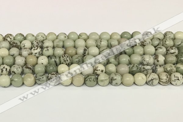 CPJ701 15.5 inches 6mm round greeting pine jasper beads