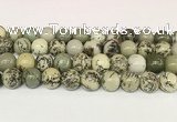 CPJ704 15.5 inches 12mm round greeting pine jasper beads