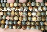 CPJ709 15.5 inches 10mm round rocky butte picture jasper beads