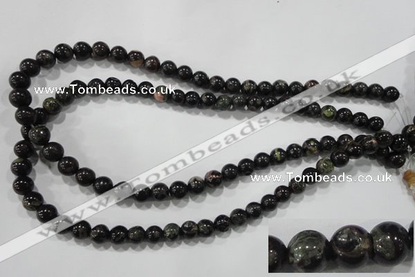 CPM01 15.5 inches 6mm round plum blossom jade beads wholesale