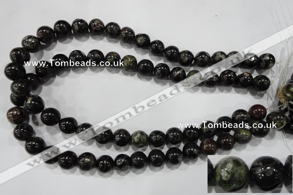 CPM04 15.5 inches 12mm round plum blossom jade beads wholesale