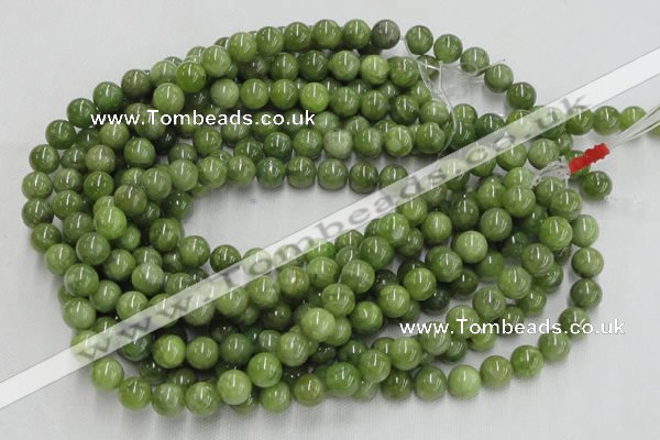 CPO04 15.5 inches 12mm round olivine gemstone beads wholesale