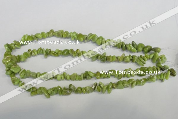 CPO40 15.5 inches 4*10mm – 10*12mm olivine chips beads wholesale