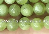 CPO44 15.5 inches 6mm round natural olivine gemstone beads