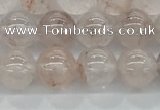 CPQ251 15.5 inches 6mm round natural pink quartz beads wholesale