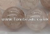 CPQ257 15.5 inches 18mm round natural pink quartz beads wholesale