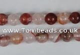 CPQ29 15.5 inches 8mm round natural pink quartz beads wholesale