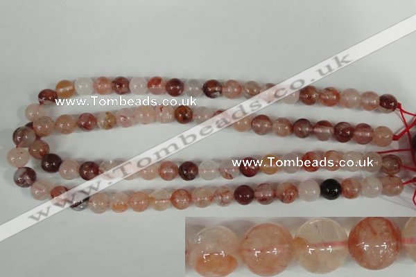 CPQ30 15.5 inches 10mm round natural pink quartz beads wholesale