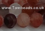 CPQ304 15.5 inches 12mm round matte pink quartz beads wholesale