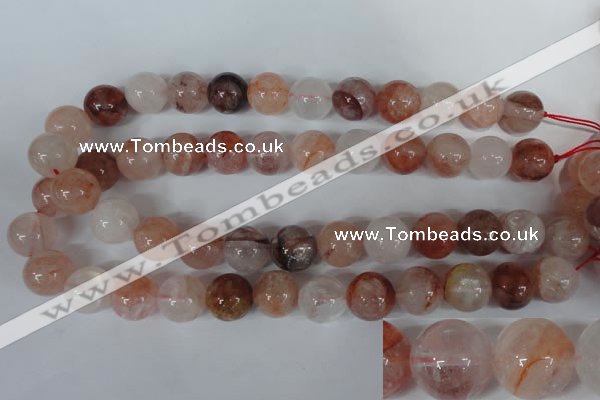 CPQ33 15.5 inches 16mm round natural pink quartz beads wholesale