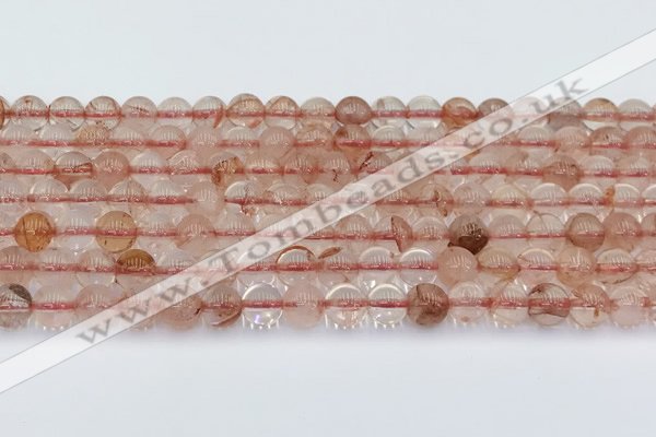 CPQ330 15.5 inches 6mm round pink quartz beads wholesale