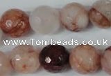 CPQ68 15.5 inches 16mm faceted round natural pink quartz beads