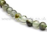 CPR01 AB grade 6mm round natural prehnite stone beads Wholesale