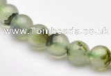 CPR02 AB grade 8mm round natural prehnite stone beads Wholesale