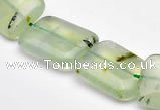 CPR15 A grade 15*20mm rectangle natural Prehnite gemstone beads