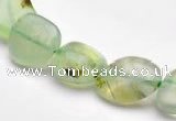 CPR18 A grade 12*14mm freeform natural Prehnite gemstone beads