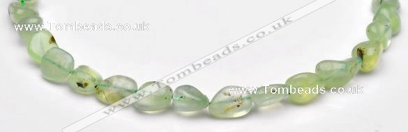 CPR18 A grade 12*14mm freeform natural Prehnite gemstone beads