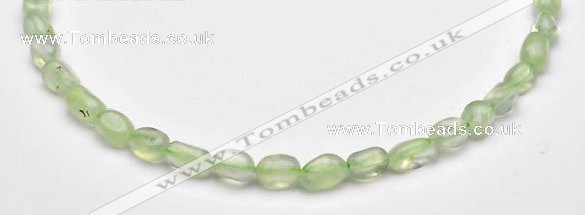 CPR19 A+ grade 7*10mm freeform natural Prehnite gemstone beads