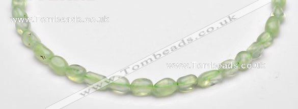 CPR19 A+ grade 7*10mm freeform natural Prehnite gemstone beads