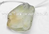 CPR22 Freeform A- grade natural Prehnite gemstone beads wholesal