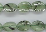 CPR222 15.5 inches 12*16mm oval natural prehnite beads wholesale