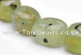 CPR23 A grade 12*18mm pebble shape natural Prehnite stone beads