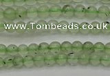 CPR310 15.5 inches 4mm round natural prehnite gemstone beads