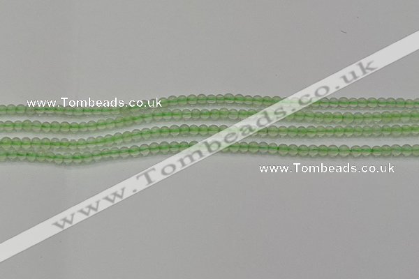 CPR320 15.5 inches 3mm round natural prehnite gemstone beads