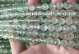 CPR362 15.5 inches 8mm faceted round prehnite gemstone beads