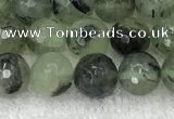 CPR405 15.5 inches 6mm faceted round prehnite beads wholesale