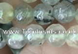 CPR420 15.5 inches 6mm faceted round prehnite beads wholesale