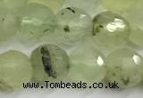 CPR435 15 inches 6mm faceted round prehnite beads