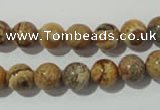 CPT452 15.5 inches 8mm round picture jasper beads wholesale