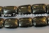 CPY322 15.5 inches 12*16mm rectangle pyrite gemstone beads wholesale